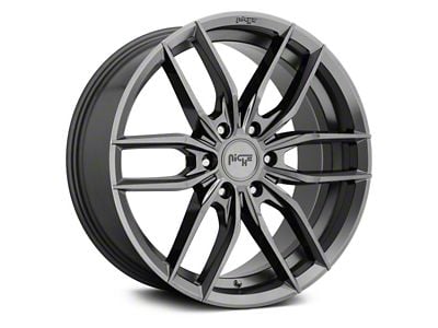 Niche Vosso Matte Anthracite 6-Lug Wheel; 20x9; 20mm Offset (14-18 Silverado 1500)