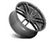 Niche Vosso Matte Anthracite 6-Lug Wheel; 20x9; 20mm Offset (14-18 Silverado 1500)