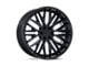 Niche Gamma Gloss Black 6-Lug Wheel; 24x10; 30mm Offset (15-20 F-150)