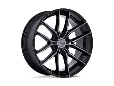 Niche Prodigy 6 Gloss Black with Dark Tinted Clear 6-Lug Wheel; 22x9.5; 25mm Offset (15-20 F-150)