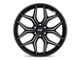 Niche Vice SUV Gloss Black Milled 6-Lug Wheel; 24x10; 30mm Offset (15-20 F-150)