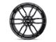 Niche Vosso Gloss Black 6-Lug Wheel; 24x9.5; 30mm Offset (15-20 F-150)