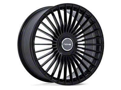 Niche Serene Gloss Black 6-Lug Wheel; 22x10; 30mm Offset (15-20 Tahoe)