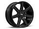 Niche Future Gloss Black 6-Lug Wheel; 24x10; 20mm Offset (15-20 Yukon)