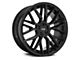 Niche Gamma Gloss Black 6-Lug Wheel; 24x10; 25mm Offset (2024 Ranger)