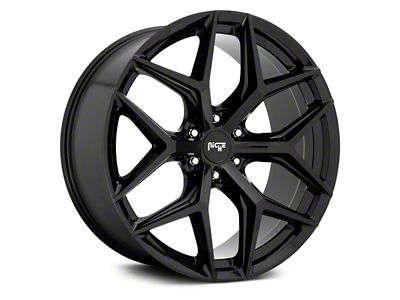 Niche Vice SUV Gloss Black 6-Lug Wheel; 22x9.5; 30mm Offset (24-25 Ranger)