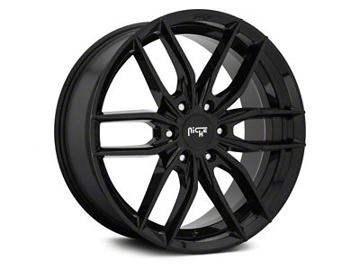 Niche Vosso Gloss Black 6-Lug Wheel; 20x9; 20mm Offset (24-25 Ranger)