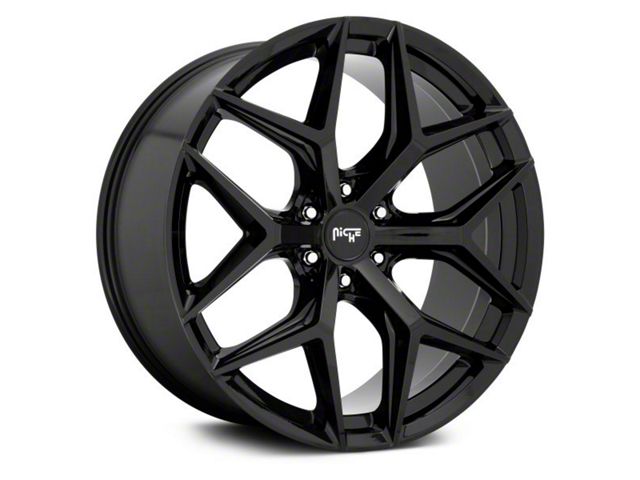 Niche Vice SUV Gloss Black 6-Lug Wheel; 20x9; 30mm Offset (99-06 Sierra 1500)