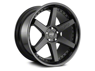 Niche Altair Gloss Black with Matte Black Lip 6-Lug Wheel; 22x10; 25mm Offset (23-24 Colorado)