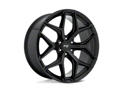 Niche Vice SUV Gloss Black 6-Lug Wheel; 22x9.5; 30mm Offset (15-22 Colorado)