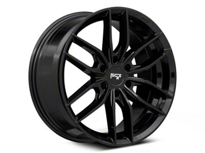 Niche Vosso Gloss Black 6-Lug Wheel; 22x9.5; 30mm Offset (23-25 Colorado)