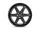Niche Altair Gloss Black with Matte Black 5-Lug Wheel; 18x8.5; 35mm Offset (87-90 Dakota)