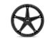 Niche Arrow Gloss Black 5-Lug Wheel; 20x10.5; 30mm Offset (87-90 Dakota)