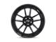 Niche DFS Gloss Black 5-Lug Wheel; 17x8; 40mm Offset (87-90 Dakota)