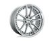 Niche DFS Gloss Silver Machined 5-Lug Wheel; 18x8; 40mm Offset (87-90 Dakota)