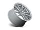 Niche DFS Gloss Silver Machined 5-Lug Wheel; 18x8; 40mm Offset (87-90 Dakota)