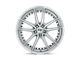 Niche DFS Gloss Silver Machined 5-Lug Wheel; 18x8; 40mm Offset (87-90 Dakota)