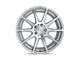 Niche Essen Gloss Silver Machined 5-Lug Wheel; 18x8; 40mm Offset (87-90 Dakota)