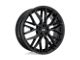 Niche Gamma Gloss Black 5-Lug Wheel; 18x8; 40mm Offset (87-90 Dakota)