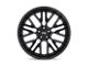 Niche Gamma Gloss Black 5-Lug Wheel; 22x10.5; 40mm Offset (87-90 Dakota)