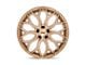 Niche Mazzanti Bronze Brushed 5-Lug Wheel; 22x10; 35mm Offset (87-90 Dakota)