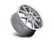 Niche Messina Gloss Silver 5-Lug Wheel; 18x8; 40mm Offset (87-90 Dakota)