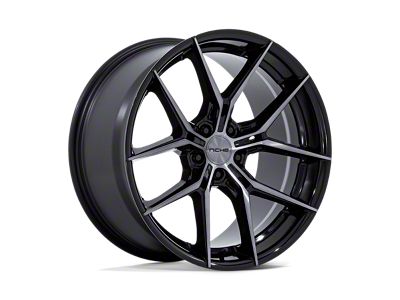 Niche Prodigy 5 Gloss Black with Dark Tinted Clear 5-Lug Wheel; 18x8.5; 35mm Offset (87-90 Dakota)