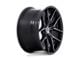 Niche Prodigy 5 Gloss Black with Dark Tinted Clear 5-Lug Wheel; 18x8.5; 35mm Offset (87-90 Dakota)