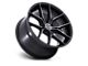 Niche Prodigy 5 Gloss Black with Dark Tinted Clear 5-Lug Wheel; 20x9; 35mm Offset (87-90 Dakota)