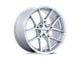 Niche Prodigy 5 Silver with Machined Face 5-Lug Wheel; 18x8.5; 35mm Offset (87-90 Dakota)