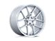 Niche Prodigy 5 Silver with Machined Face 5-Lug Wheel; 18x8.5; 35mm Offset (87-90 Dakota)