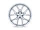 Niche Prodigy 5 Silver with Machined Face 5-Lug Wheel; 18x8.5; 35mm Offset (87-90 Dakota)