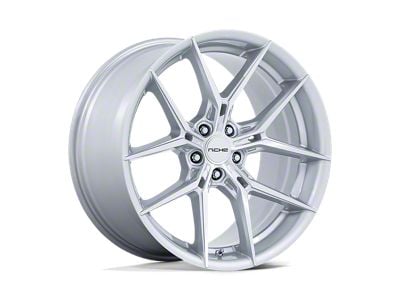 Niche Prodigy 5 Silver with Machined Face 5-Lug Wheel; 20x11; 50mm Offset (87-90 Dakota)