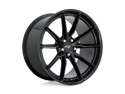 Niche Rainier Gloss Black 5-Lug Wheel; 18x8; 40mm Offset (87-90 Dakota)