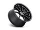 Niche Sector Matte Black 5-Lug Wheel; 19x9.5; 35mm Offset (87-90 Dakota)