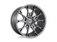 Niche Staccato Matte Anthracite 5-Lug Wheel; 22x10.5; 40mm Offset (87-90 Dakota)