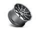 Niche Staccato Matte Anthracite 5-Lug Wheel; 22x10.5; 40mm Offset (87-90 Dakota)