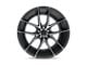 Niche Targa Matte Black Double Dark Tint 5-Lug Wheel; 18x8; 40mm Offset (87-90 Dakota)