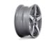 Niche Teramo Anthracite Brushed Face Tint Clear 5-Lug Wheel; 18x8; 30mm Offset (87-90 Dakota)