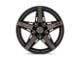 Niche Teramo Matte Black with Double Dark Tint Face 5-Lug Wheel; 18x8; 30mm Offset (87-90 Dakota)