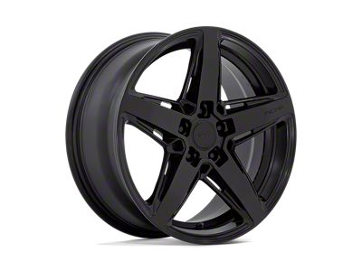 Niche Teramo Matte Black 5-Lug Wheel; 18x8; 30mm Offset (87-90 Dakota)