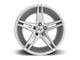 Niche Turin Gloss Silver Machined 5-Lug Wheel; 18x8; 40mm Offset (87-90 Dakota)