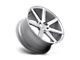 Niche Verona Gloss Silver Machined 5-Lug Wheel; 19x8.5; 35mm Offset (87-90 Dakota)