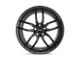 Niche Vosso Matte Black 5-Lug Wheel; 20x11; 35mm Offset (87-90 Dakota)
