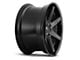 Niche Altair Gloss Black with Matte Black Lip 6-Lug Wheel; 22x10; 25mm Offset (19-25 Silverado 1500)