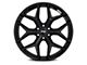 Niche Vice SUV Gloss Black 6-Lug Wheel; 22x9.5; 30mm Offset (19-24 Silverado 1500)