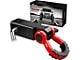 2-Inch Shackle Hitch Receiver with 3/4-Inch D-Ring; Red/Black (Universal; Some Adaptation May Be Required)