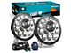 5.70-Inch Round 5D Pro Night Vision LED Lights; Flood Beam (Universal; Some Adaptation May Be Required)