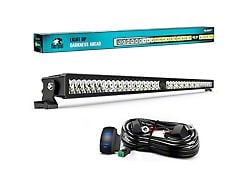 42-Inch 5D Pro Night Vision Dual Row 39-LED Light Bar; Spot Beam (Universal; Some Adaptation May Be Required)