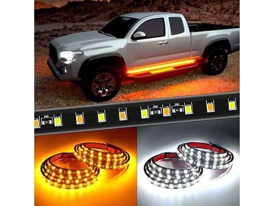 Nilight LED Running Board Lights; 48-Inch (Universal; Some Adaptation May Be Required)